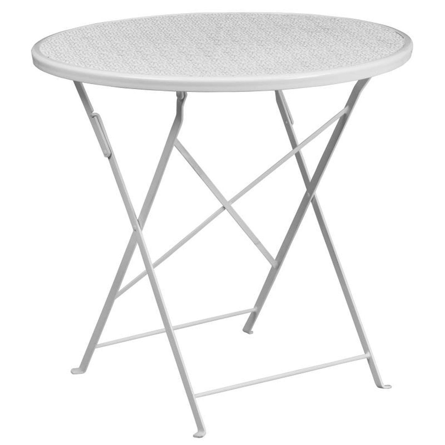 Flash Furniture - 3 Piece Fold Patio Set - White