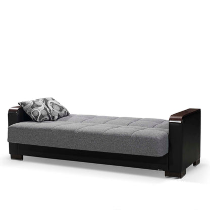 Ottomanson Armada X - Upholstered Convertible Wood Trimmed Sofabed With Storage