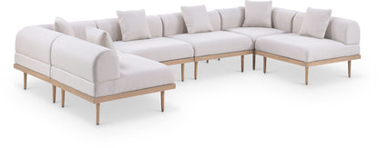 Laguna - 6 Piece 142" Outdoor Patio Modular Sectional