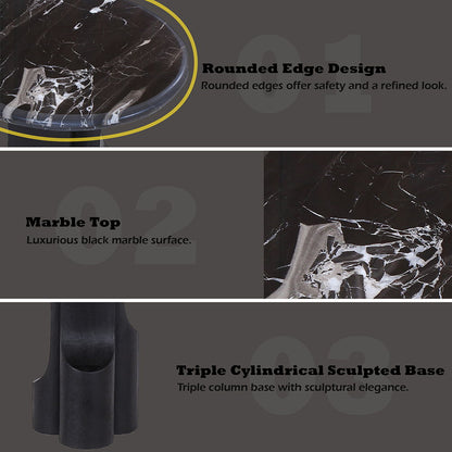 Kinton - Table With Natural Marble Top