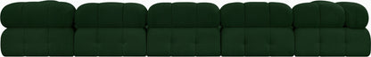 Ames - 7 Piece Boucle Fabric Modular Sectional