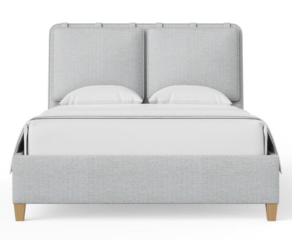 Nordhaven - Upholstered Bed - Nordic Walnut Legs
