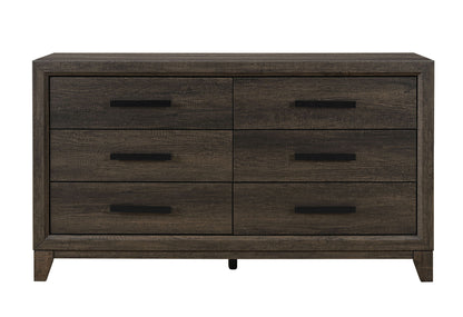 Harmony - 3 Piece Bedroom Set (King Bed, Dresser And Mirror) - Brown