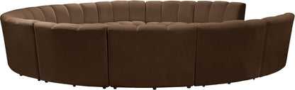 Infinity - 11 Piece Velvet Modular Sectional