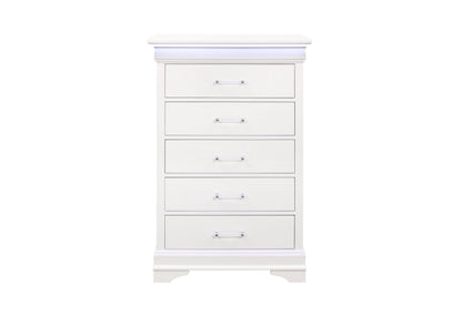 Charlie - Chest With LED - White