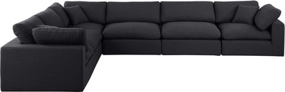 Comfy - 6 Piece Linen Modular Corner Sectional