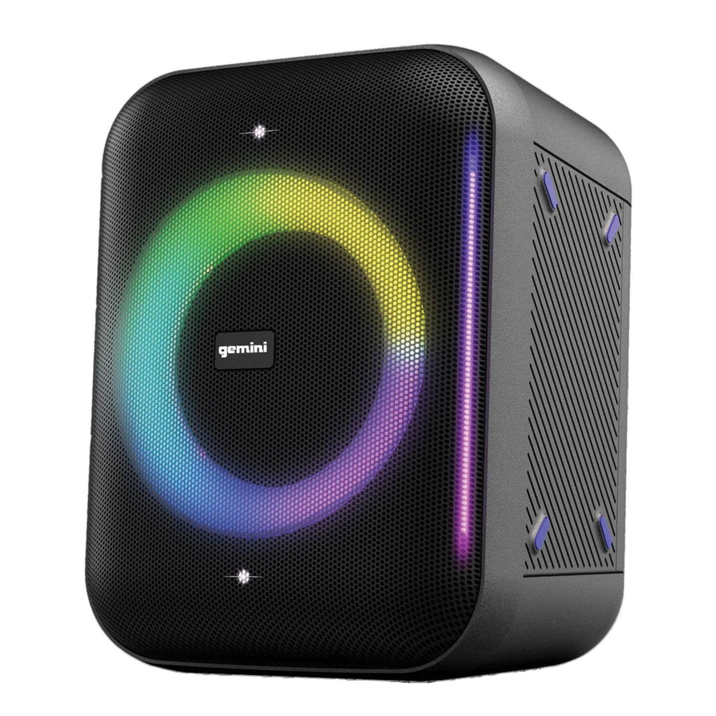 Gemini - 320W 6.5" Pro Speaker With LED Lighting - Black