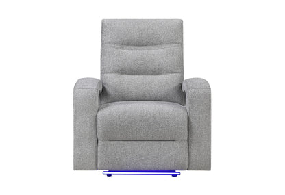 U6611 - 15 Power Reclining Sofa / Power Console Reclining Loveseat / Power Recliner - Dark Gray