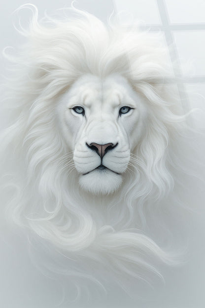 "Regal Majesty" Tempered Glass - White