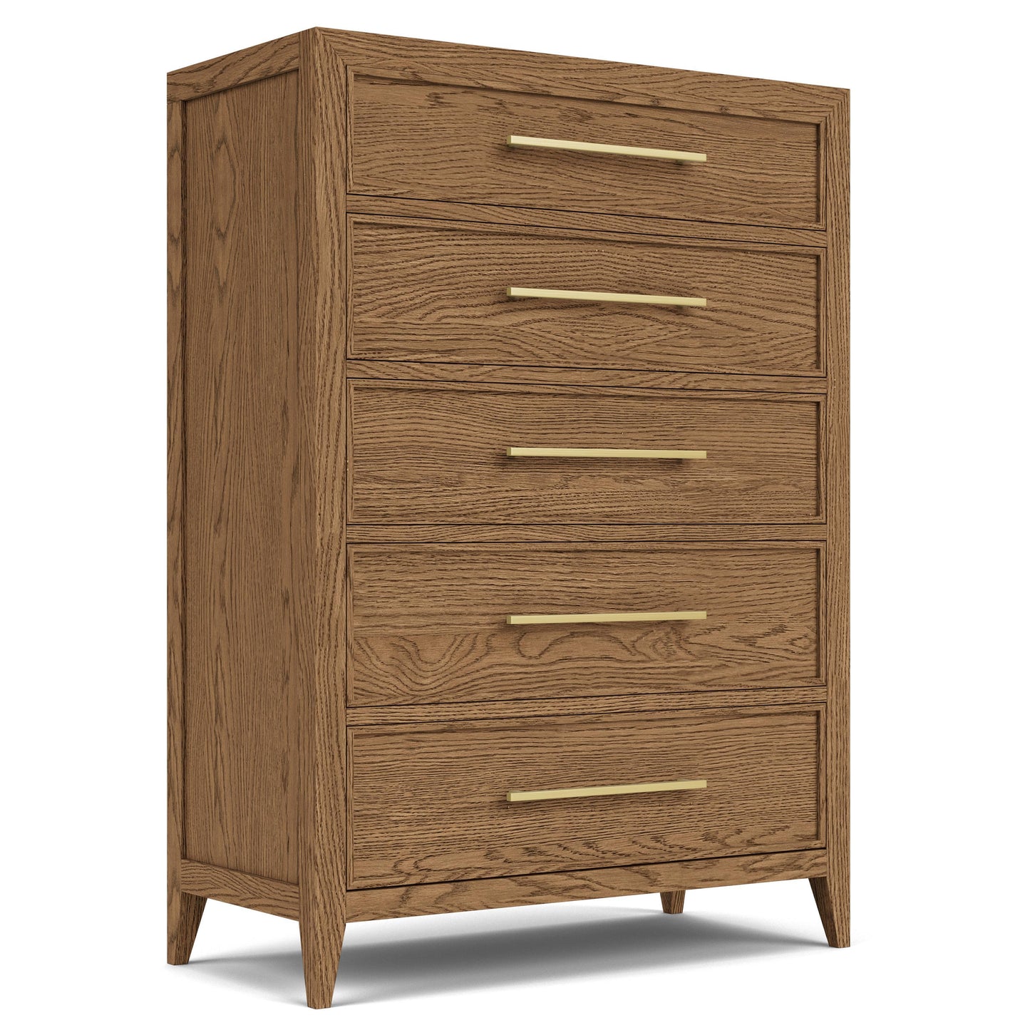 Halbrooke - 5 Drawer Chest - Light Brown
