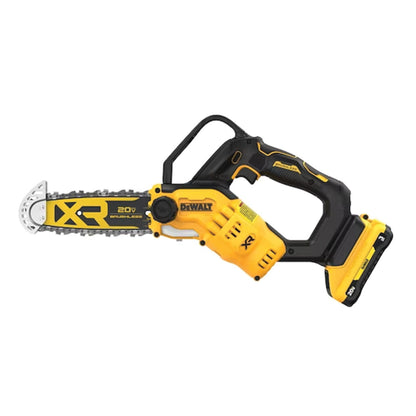 Dewalt - 8 in. 20-Volt Lithium-Ion Pruning Electric Battery Chainsaw Kit - Yellow