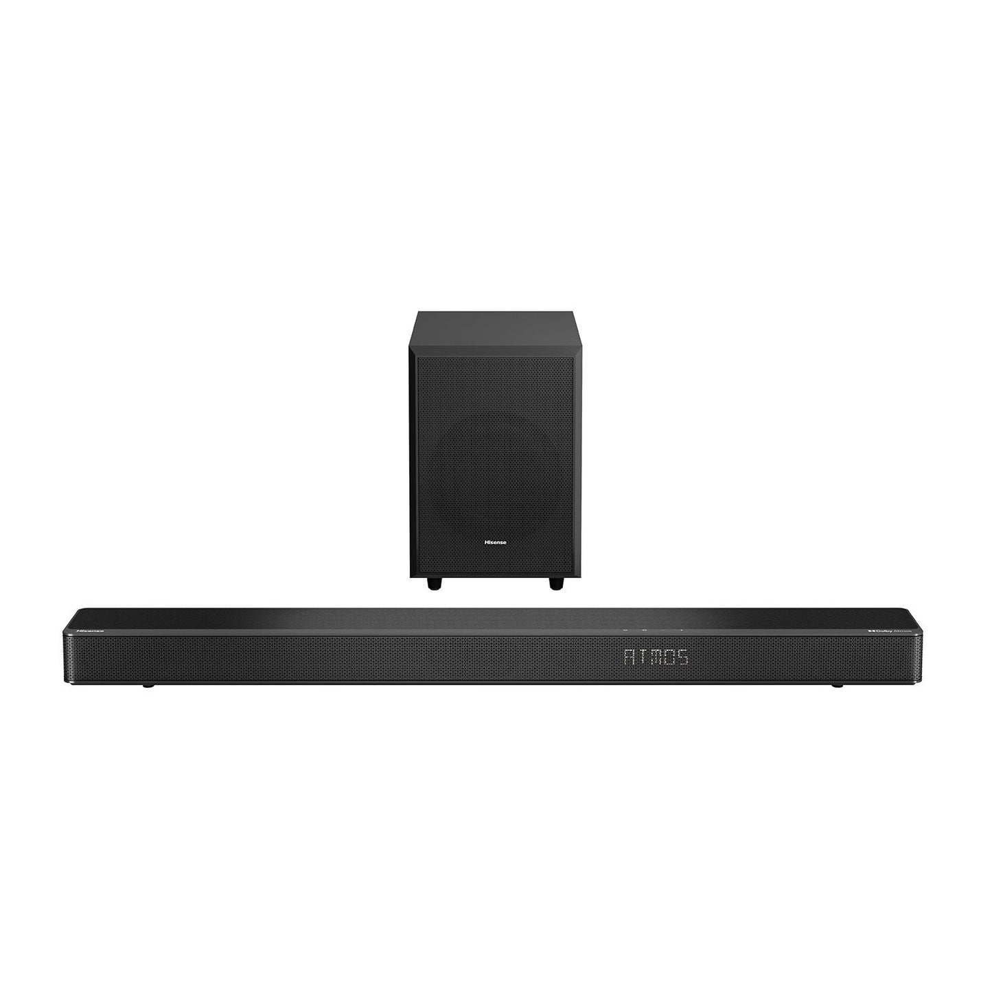 Hisense - 3.1.2 Channel 440W Soundbar, Dolby Atmos - Black