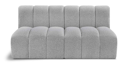 Arc - Boucle Fabric 2 Seats Modular Sofa