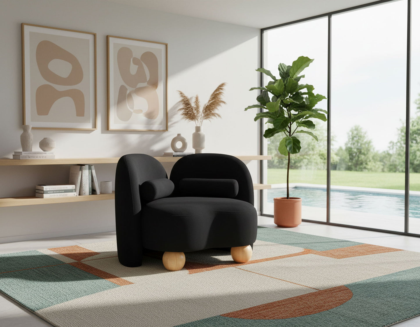 Daphne - Velvet Chair