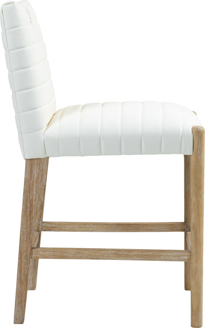 Aimee - Counter Stool - Light Brown Legs