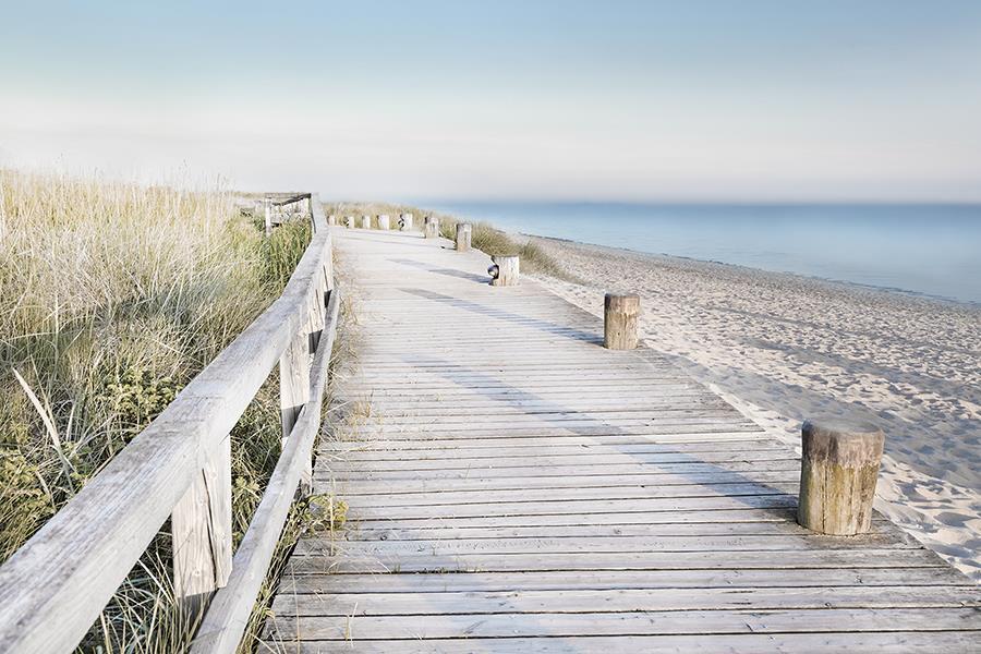Eternity Boardwalk By Danita Delimont (Framed) - Gray