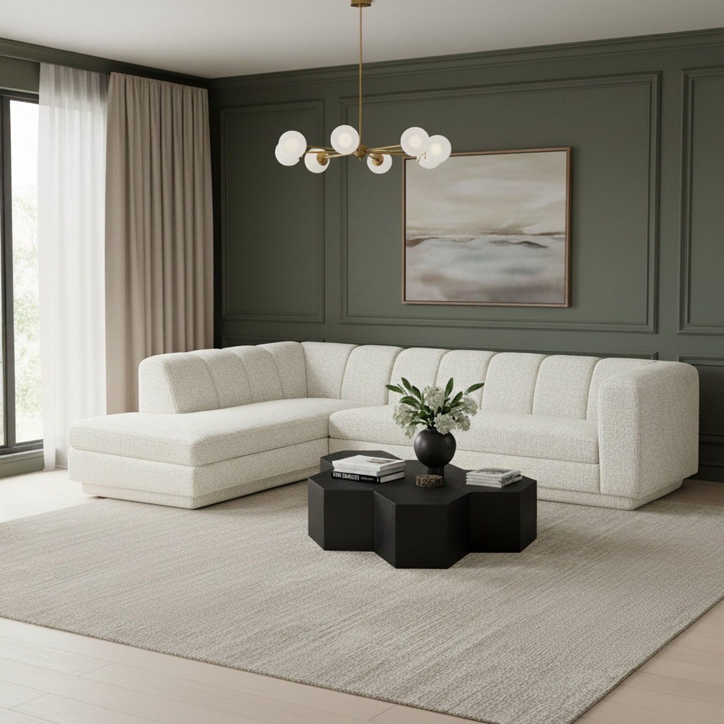 Modari - Sectional - Cream
