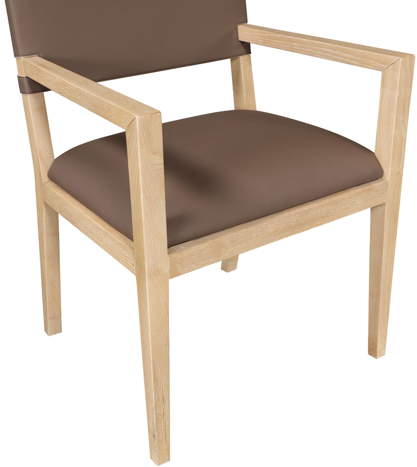 Avon - Vegan Leather Dining Arm Chair