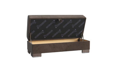 Ottomanson Armada Air - Upholstered Ottoman With Storage - Microfiber