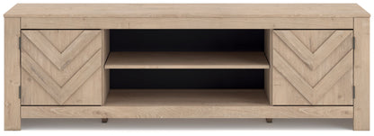 Cayboni - LG TV Stand With Fireplace Option