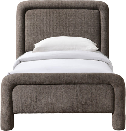 Baylor - Fabric With Interwoven Chenille Upholstered Bed