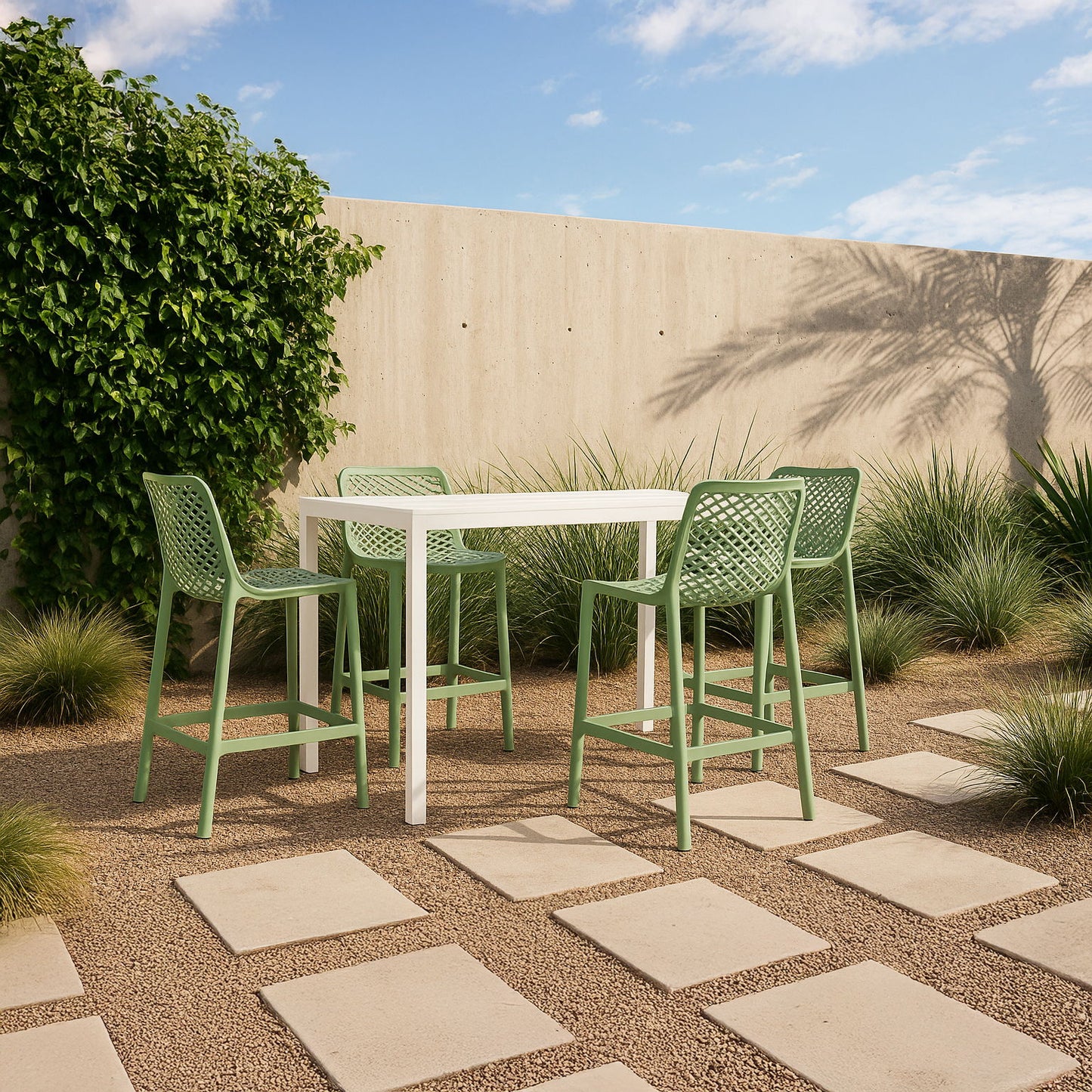 Mykonos - Outdoor Patio Stool (Set of 2)