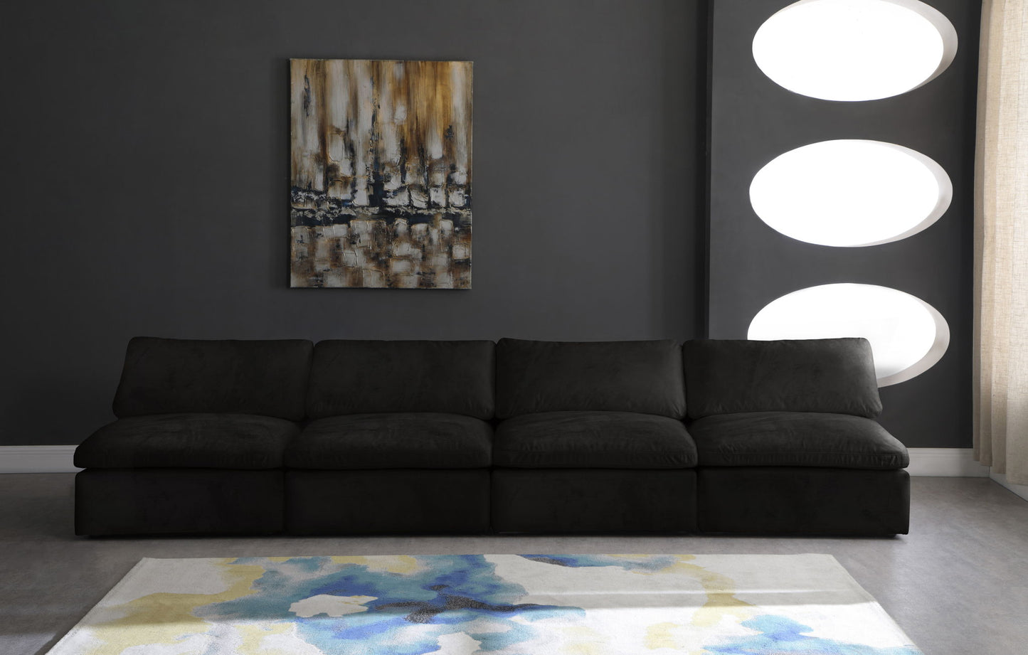 Cozy - Modular Armless 4 Seat Sofa