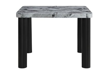 D5473 - 7 Piece Dining Room Set (Bar Table And 6 Bar Stools) - Black / Gray