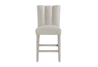 D2507 - 5 Piece Dining Room Set (Bar Table With Hidden Storage In The Base With 4 Bar Stools) - White
