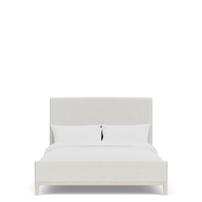 Carmella - King Upholstered Bed - Pebble Oak