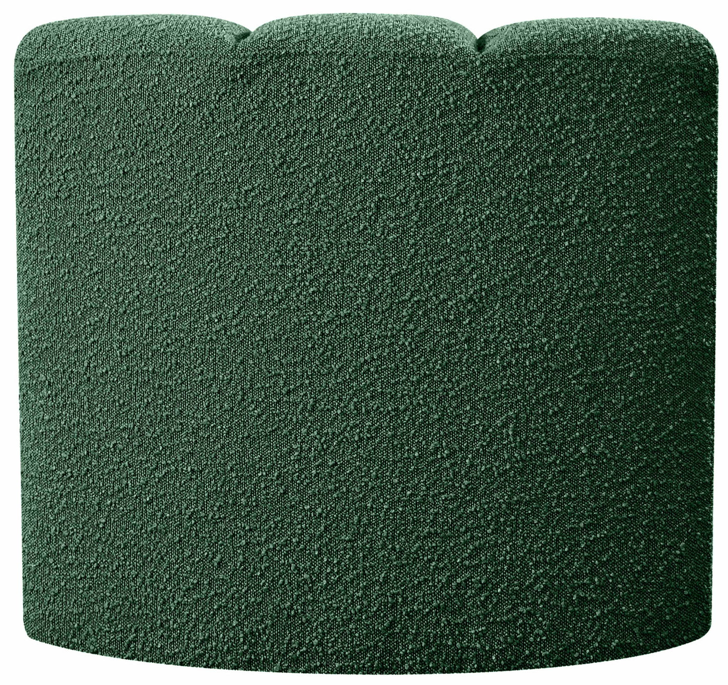 Arc - Boucle Fabric Curved Corner Chair