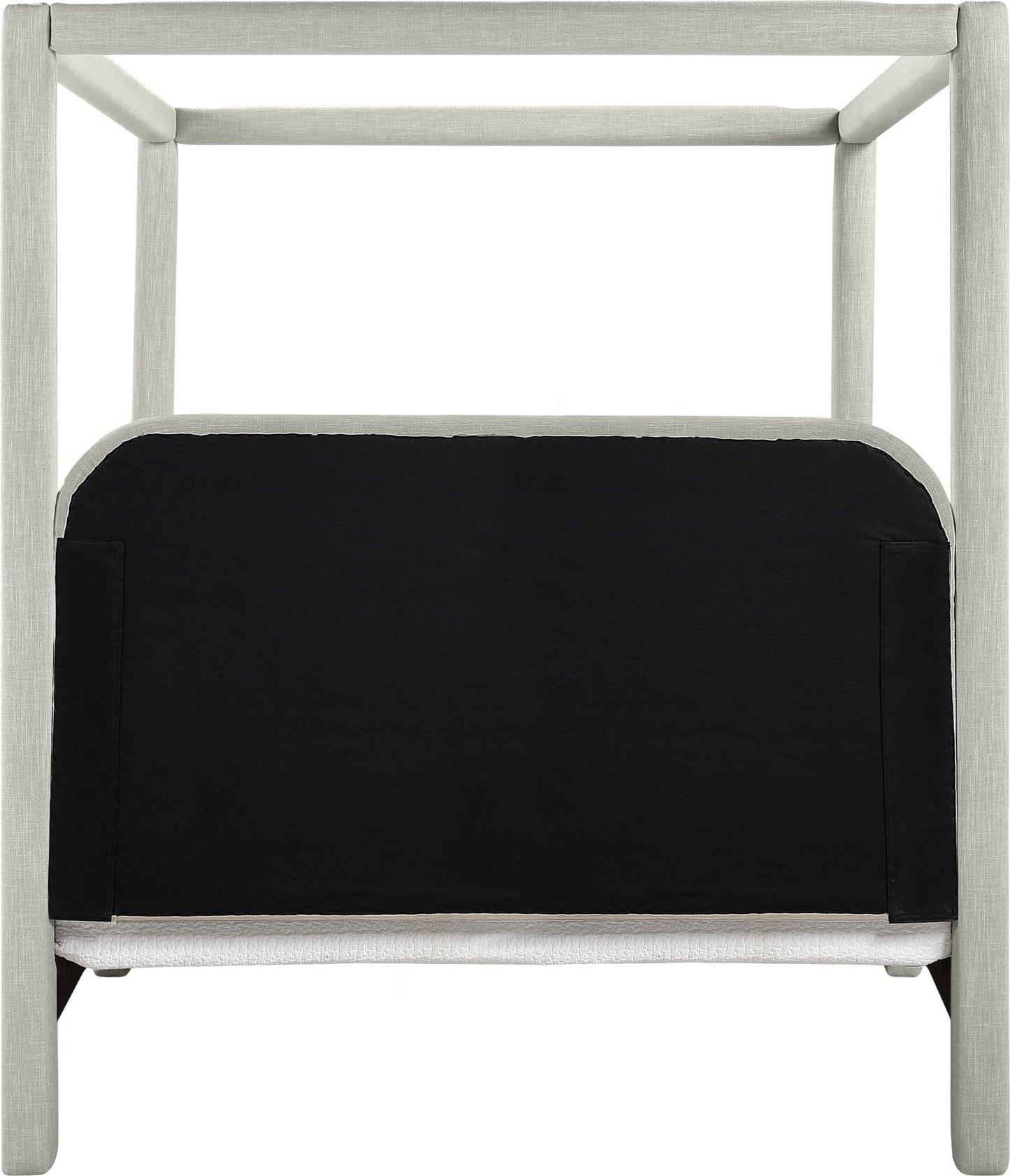 Salina - Linen Textured Fabric Upholstered Bed