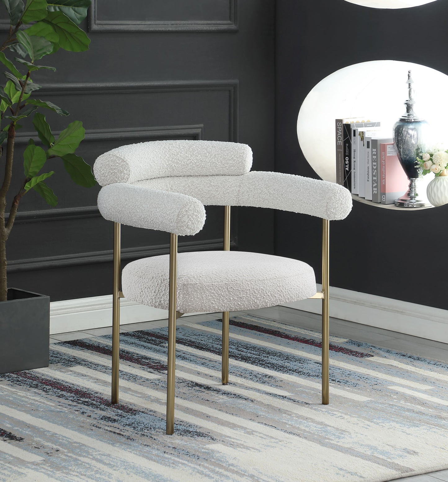 Blake - Boucle Fabric Dining Chair (Set of 2)