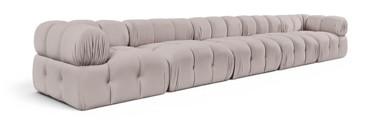 Orin - Fabric Velvet 5 Piece Modular Sofa