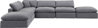 Comfy - 6 Piece Velvet Modular Sectional