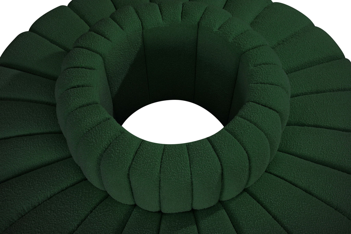 Arc - Boucle Fabric 8 Piece Round Modular Sofa