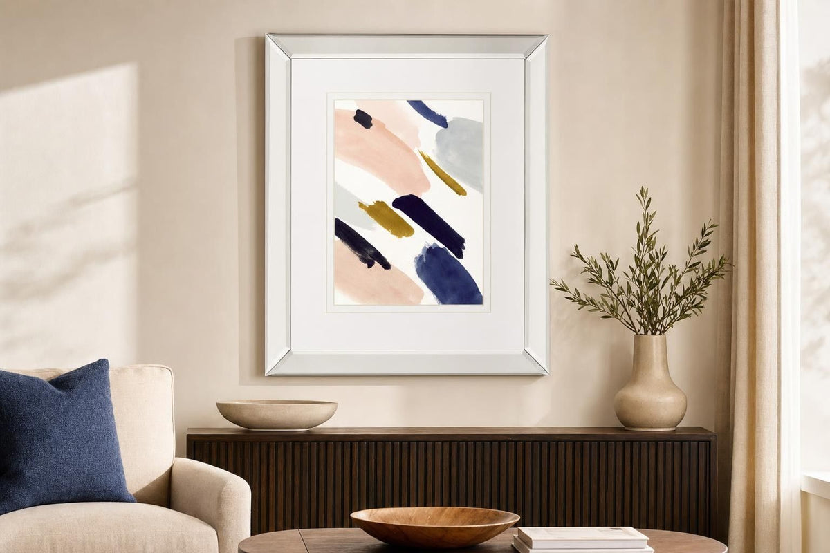 Brushmarks I By Victoria Borges - Beige