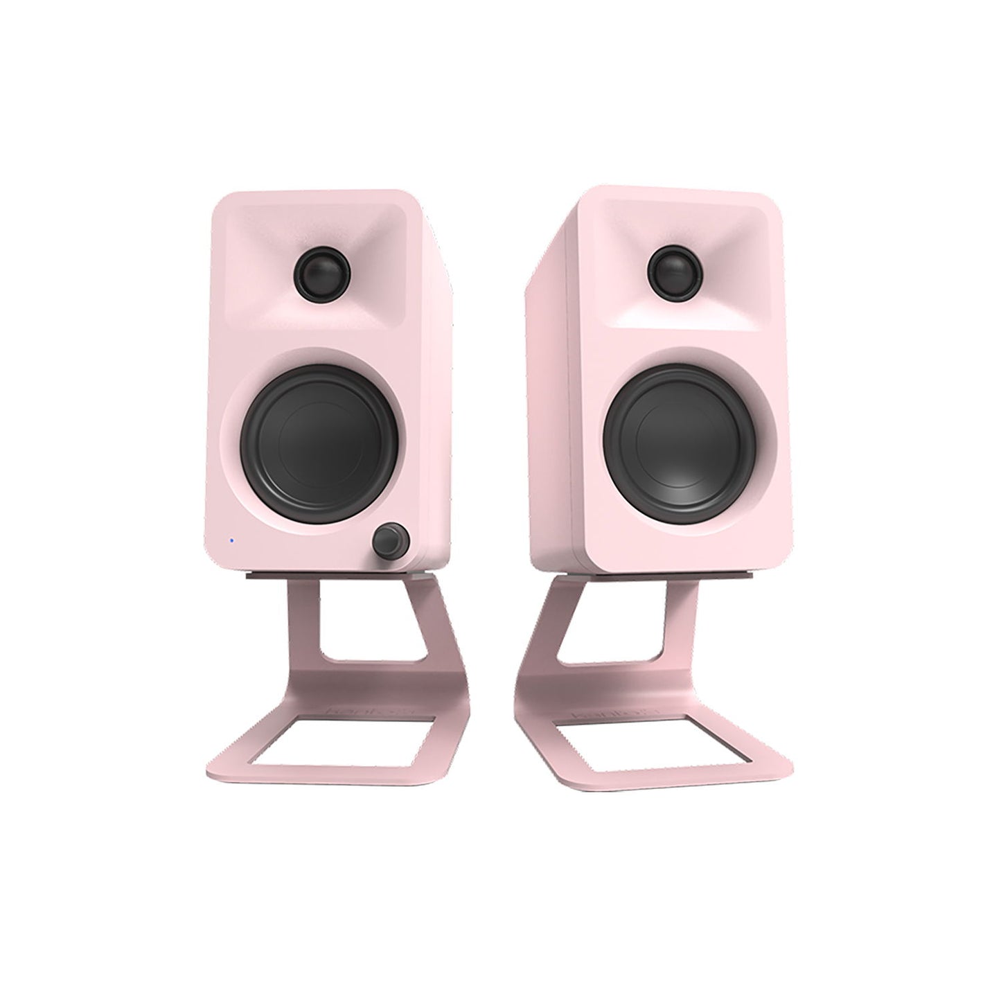 Kanto - Elevated Desktop Speaker Stands - Pink